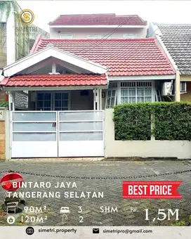 Di Jual Rumah Siap Huni  Bintaro jaya  Tangerang Selatan Banten