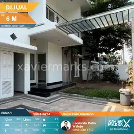 Rumah Royal Park Citraland Surabaya Barat dekat Gwalk lebar 15x25meter