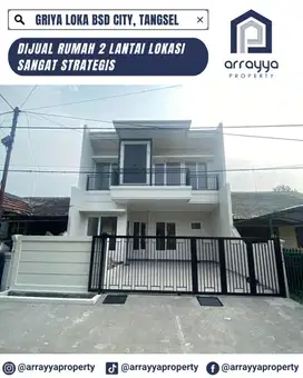DIJUAL RUMAH 2 LANTAI BARU DI GRIYA LOKA BSD 'HRB118