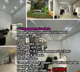 Turun Harga, Termurah, Rumah Singgasana Pradana, Full jati dan marmer