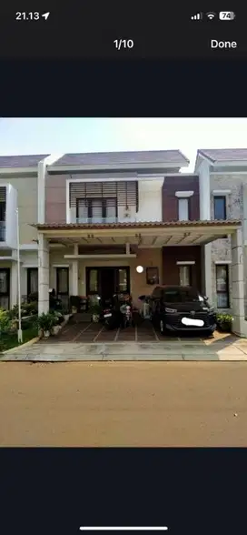 dijual rumah cluster burgundy summarecon bekasi