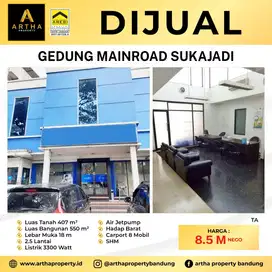 Turun Harga Gedung Bagus Mainroad Sukajadi Bandung