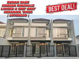 Jual Rumah Sutorejo Baru Minimalis dkt Mulyosari Babatan Pantai PROMO