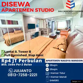 Disewa Apartemen Studio Full Furnished di Nagoya Mansion Batam