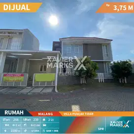 Dijual Rumah Siap Huni Terawat di Villa Puncak Tidar Malang Kota