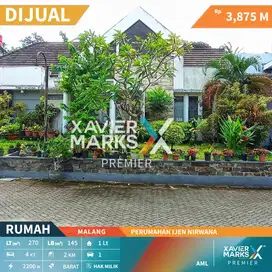 Dijual Rumah Asri Siap Huni di Ijen Nirwana Malang