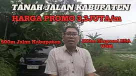 JUAL TANAH MURAH JALAN KABUPATEN DEKAT RINGROAD
