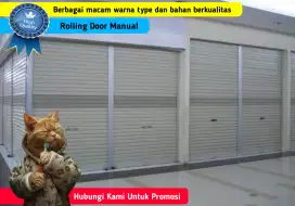 Rolling Door Manual dan Otomatis Model Terbaru Harga Promosi