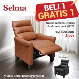 Sofa recliner promo akhir bulan