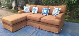 Sofa Abor & Troy L Shape Asli