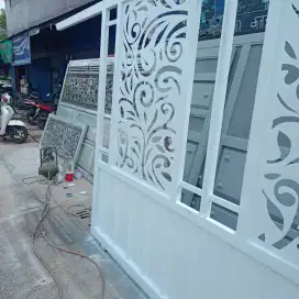 Tukang las pembuatan pagar kanopi tralis jendela