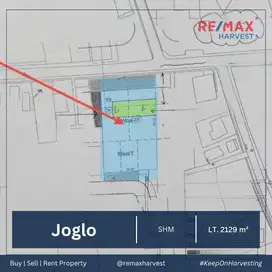 Dijual/Disewa Cepat Kavling Lokasi Sangat Strategis Joglo Jakbar
