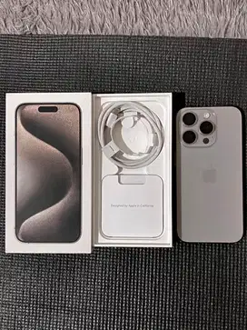 iPhone 15 Pro 128 GB Ex-Digimap BH 87% Mulus Fullset