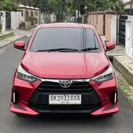 [DP 32jt] Toyota Agya G Stylix 1.2 A/T 2022 Merah