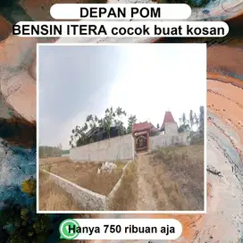 TANAH ITERA DEPAN SPBU KAMPUS ITERA SUDAH RAMAI PERMUKIMAN