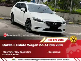 [ LOW KM ] Mazda 6 Mazda6 Estate Wagon 2.5 AT Putih Metalik 2018/2019