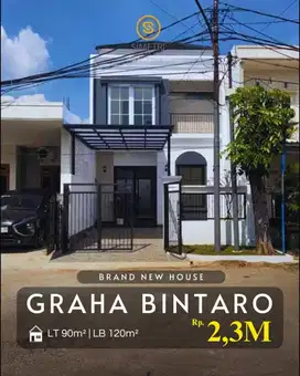 Dijual Rumah Brand New Graha Bintaro Tangerang Selatan