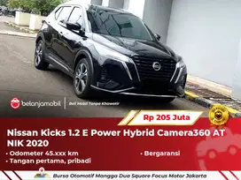 [ GARANSI 1TH ] Nissan Kicks 1.2 E Power Hybrid AT Hitam 2020/2021