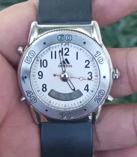 Jam Tangan ADIDAS Dual Time Men Sport 1990 Rare Pre loved