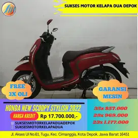 HONDA NEW SCOOPY STYLISH 2022 CASH/KREDIT DP MULAI 600RB AJA