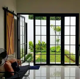 pintu kaca aluminium