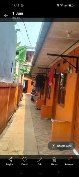 Dijual cepat kontrakan 14 unit, 8 unit dan 6 unit