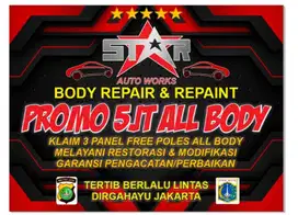 Jasa body repair & repaint garansi