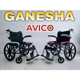Kursi Roda Avico Ganesha 20inci / Kursi Roda Semi-Travel Lipat