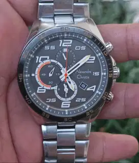 Jam Tangan ALEXANDRE CHRISTIE Chronograph 6343MC Plus Box