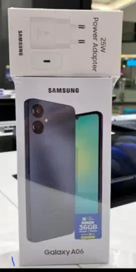 Murah hp samsung A06 4/64 baru buka dus . Seperti baru