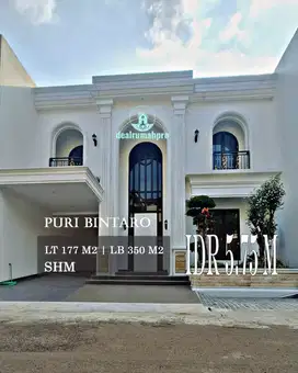 Rumah baru puri Bintaro Jaya sektor 9 bebas banjir