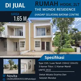 1 Unit Rumah Hook Siap Huni (Hadap Selatan) THE MONDE RESIDENCE Batam