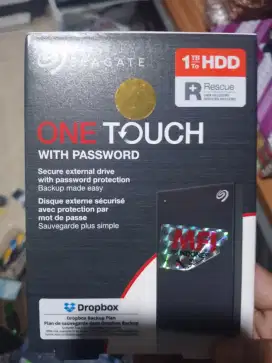 Hard Disk External 1 TB seagate one touch USB 3.0 with password