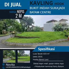 Kavling Hook Bukit Indah Sukajadi Batam