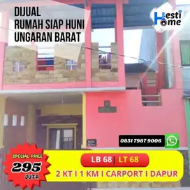 RUMAH 295 JUTA FULL BANGUNAN SHM UNGARAN, LANGSUNG HUNI, GA PAKE RENOV