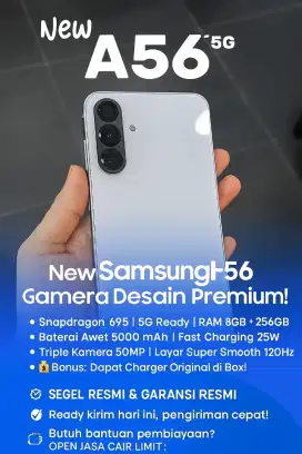 SAMSUNG GALAXY A56 5G | BISA KREDIT DP 0% | BISA TUKAR TAMBAH