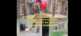 Dijual cepat! 2 Rumah 1 Atap