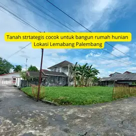 Dijual cepat tanah strategis depan JM Lemabang Palembang