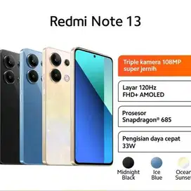 XIAOMI NOTE 13 (8/256) BARU HOT PROMO