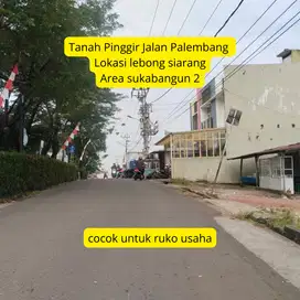 Tanah pinggir jalan lebong siarang cocok untuk bangun ruko