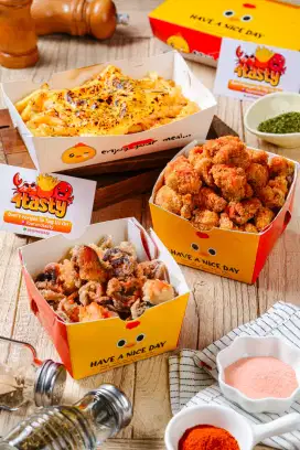 Pegawai stand makanan