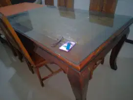MEJA DAN KURSI MAKAN JADI ASLI JADUL.