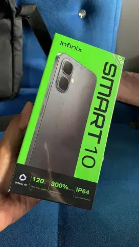 Infinix Smart 10 8/128 GB Baru Segel Garansi Resmi 1 th