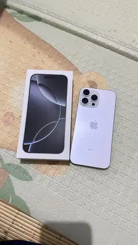 iPhone 16 Pro Max 256Gb White (second) Garansi iBox