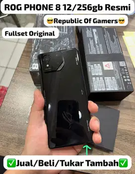 ASUS ROG 8 hitam 12/256