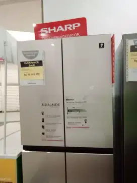 CICILAN RINGAN KULKAS SHARP 472LTR