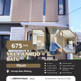 Villa Murah Junrejo Batu Malang