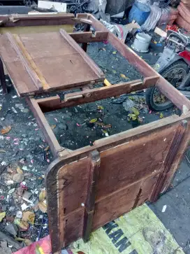 Meja jati tua lapis melamin 200x100 tinggi 80 Rp 450rb