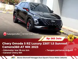 [ LOW KM ] Chery Omoda 5 RZ Luxury 230T 1.5 AT Hitam 2023/2024