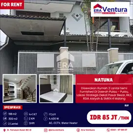 Rumah 2 Lantai Semi Furnished Di Daerah Pulau - Pulau